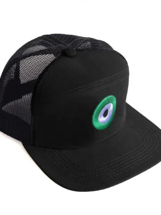 Gorra 7 Paneles Diana Negra