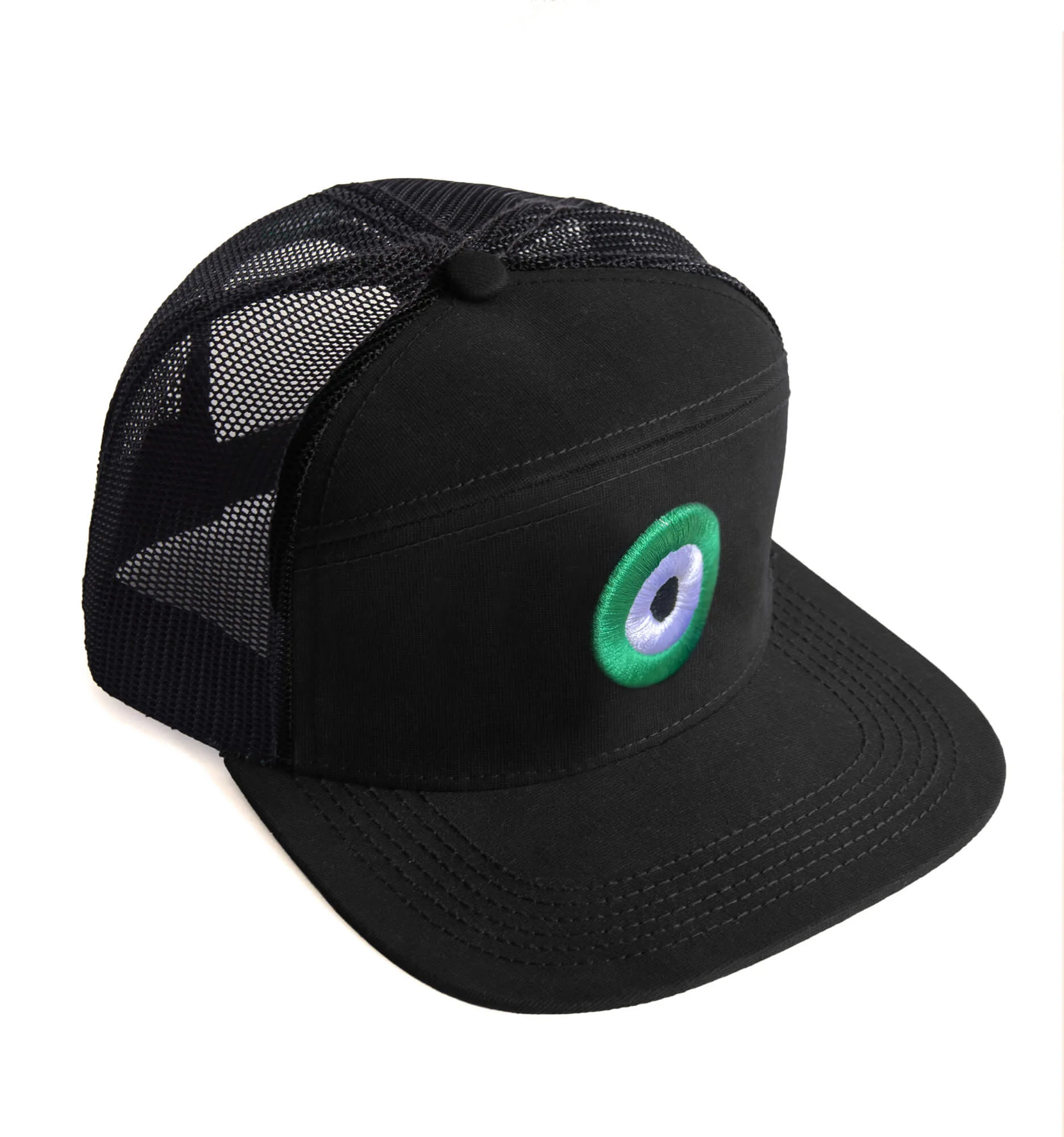 Gorra 7 Paneles Diana Negra