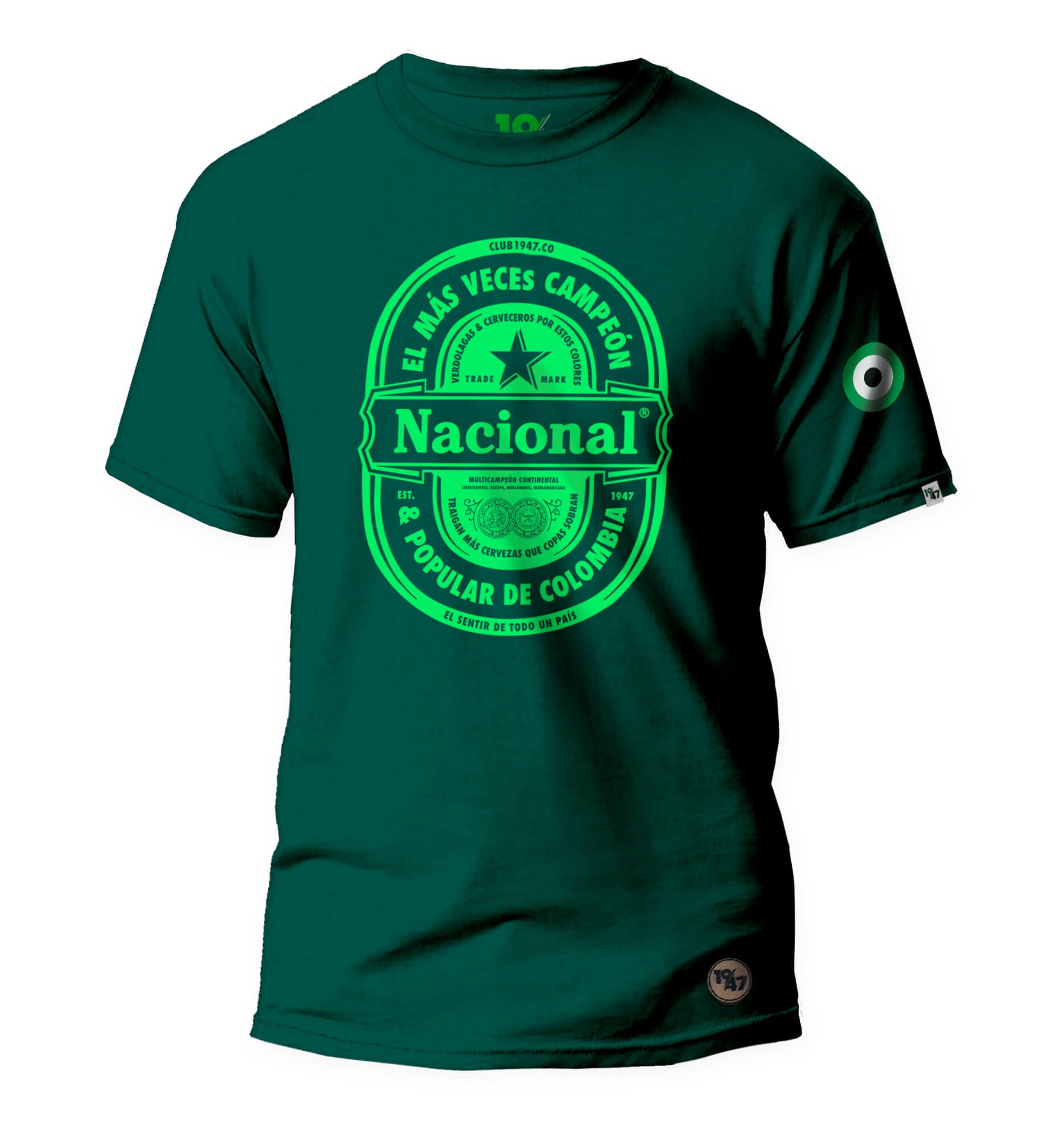 Camiseta Cerveza verdolaga 1947