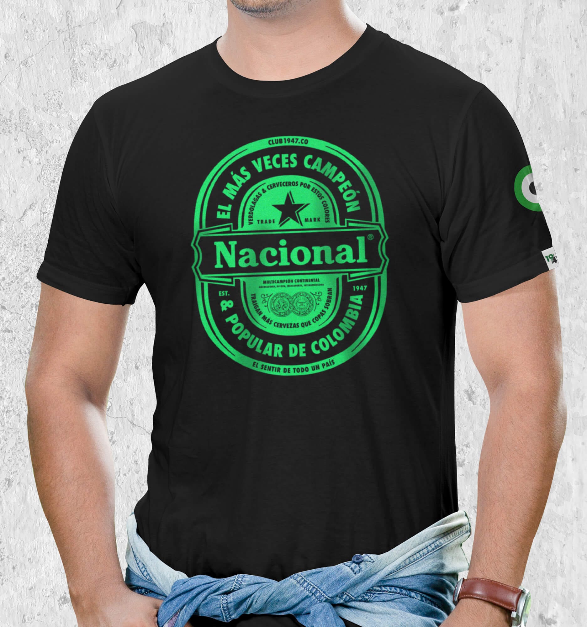 Camiseta Cerveza verdolaga 1947
