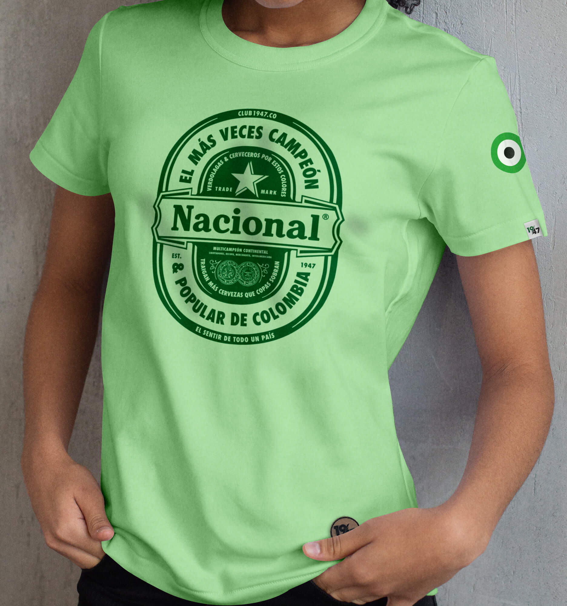 Camiseta Cerveza verdolaga 1947